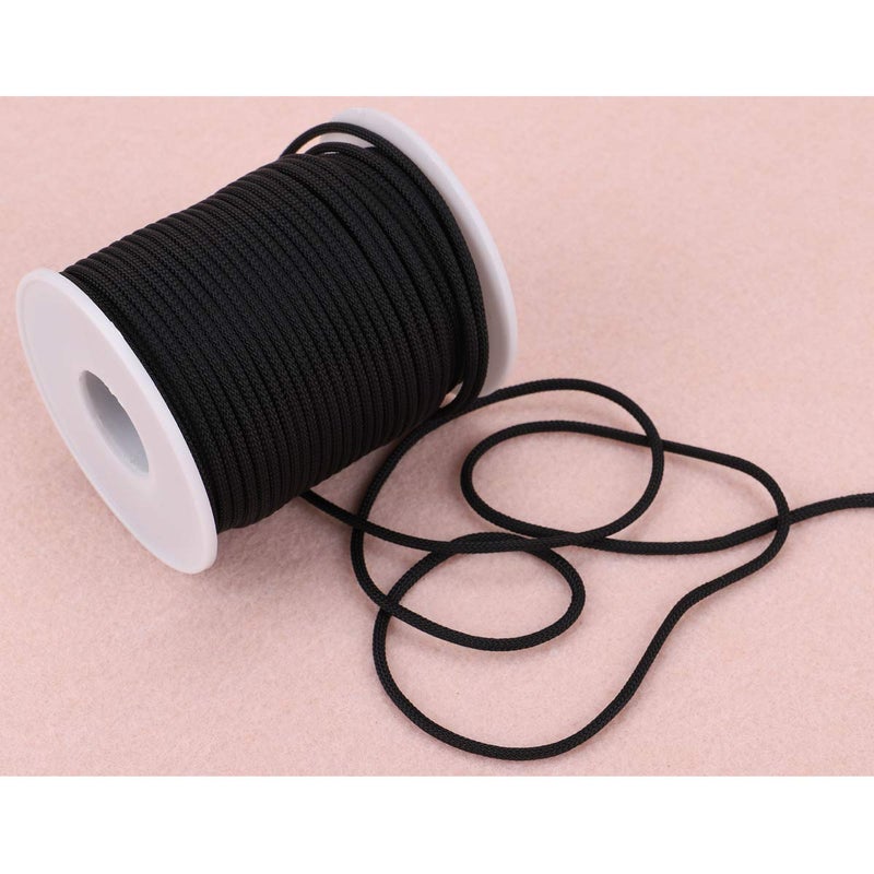 McFanBe Braided Nylon Twine Cord Thread String for Necklace Bracelet Jewelry Making Crafting Accessories (2mm-98feet, Black) - Image 4